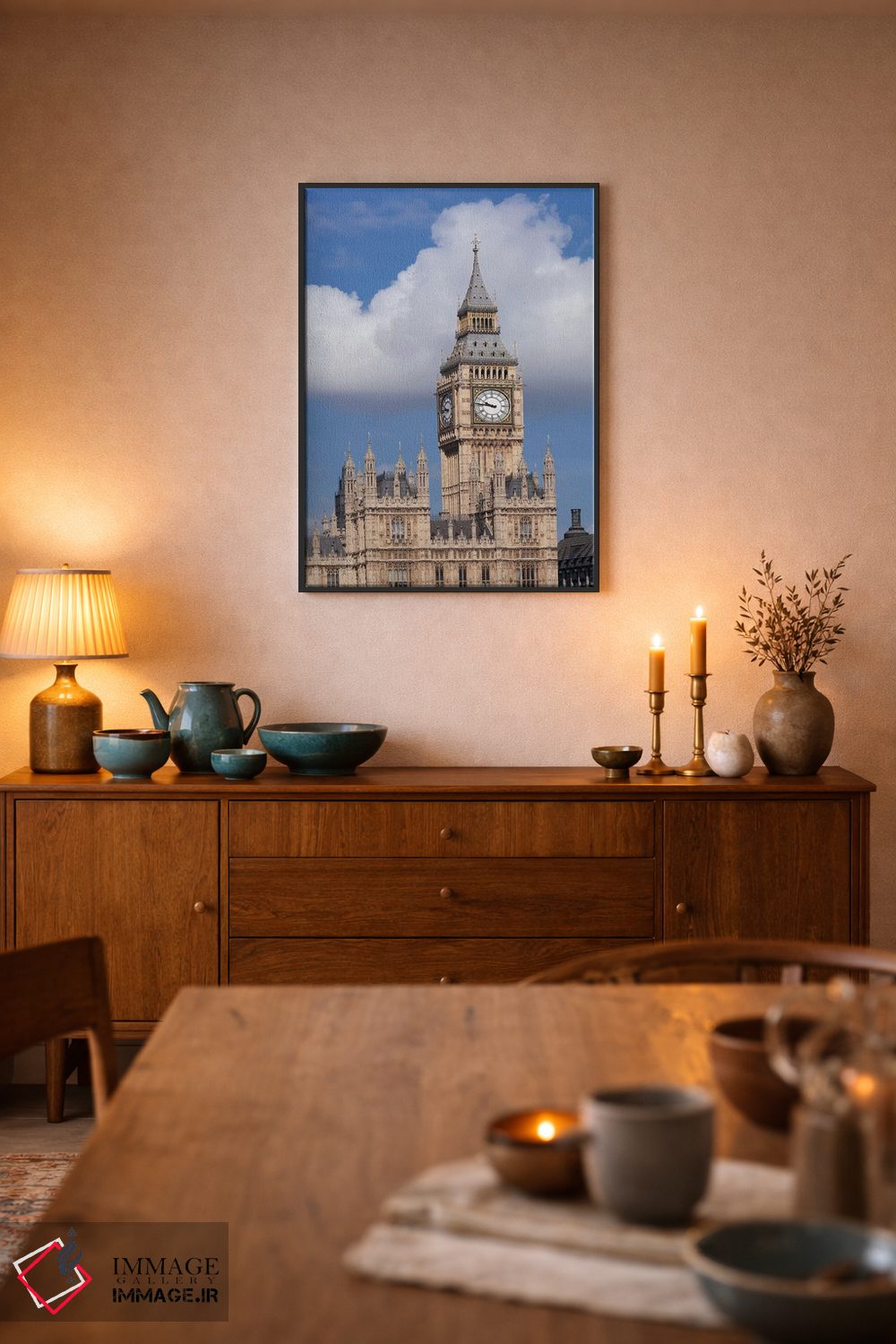 تابلو دکوراتیو Palace of Westminster, City Of Westminster, London, Eng… اثر پانورامیک ایمجز - D6B