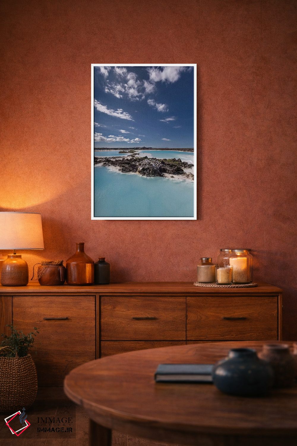 تابلو دکوراتیو Svartsengi Geothermal Power Station, Blue Lagoon Geothe… اثر پانورامیک ایمجز - D4W