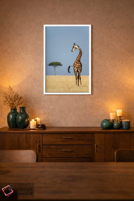 تابلو دکوراتیو Serengeti National Park, Tanzania" - "زرافه ماسایی، پار… اثر پانورامیک ایمجز - D1W
