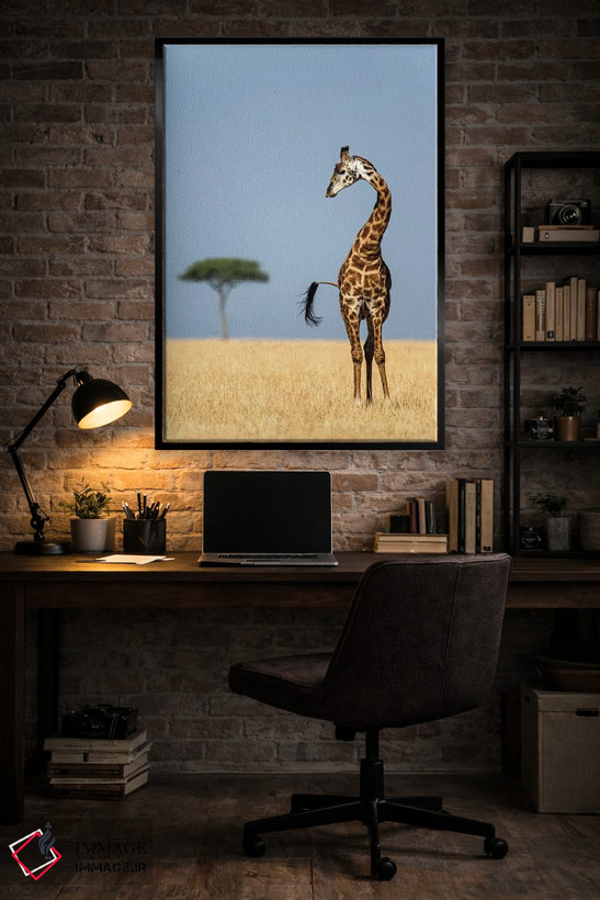 تابلو دکوراتیو Serengeti National Park, Tanzania" - "زرافه ماسایی، پار… اثر پانورامیک ایمجز - D6B