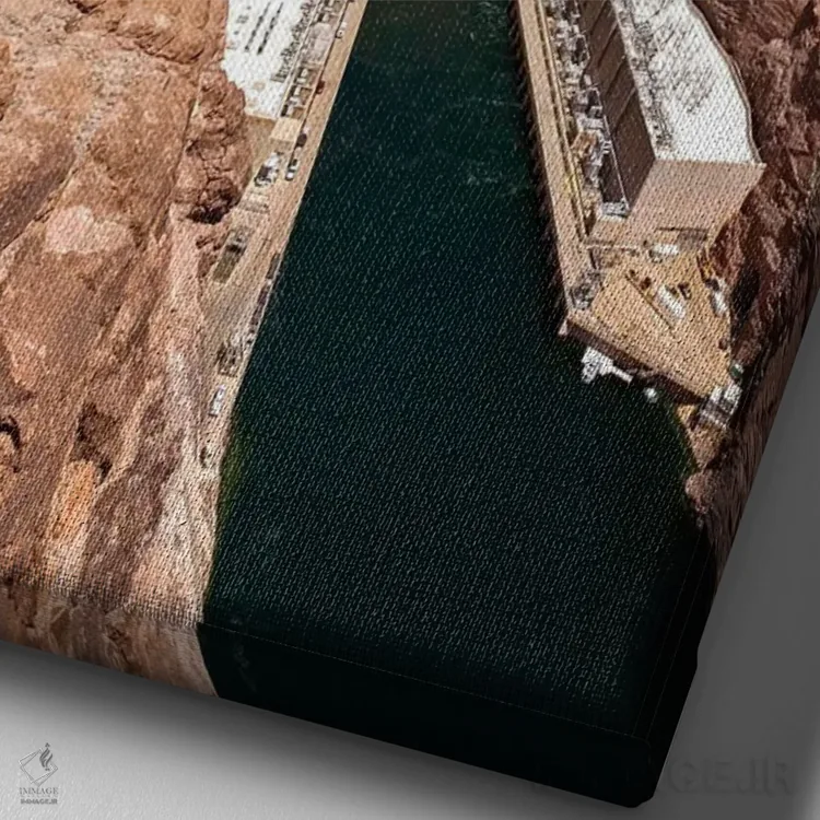تابلو دکوراتیو Black Canyon, Colorado River, Nevada اثر پانورامیک ایمجز - نمای نزدیک بافت بوم