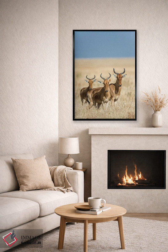 تابلو دکوراتیو Serengeti National Park, Tanzania" - "هارته بیس ها، پار… اثر پانورامیک ایمجز - D6B