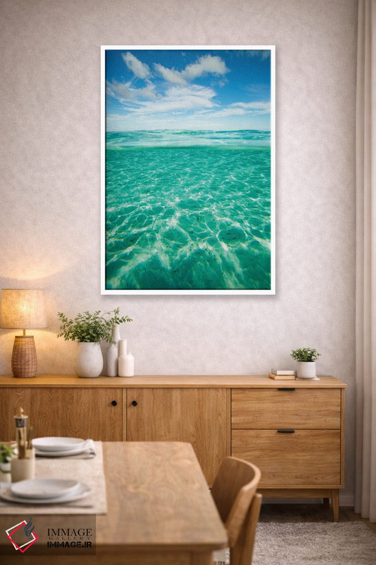 تابلو دکوراتیو ابرها بر فراز اقیانوس آرام، بورا بورا، جزایر سوسیته، پو… اثر پانورامیک ایمجز - D4W