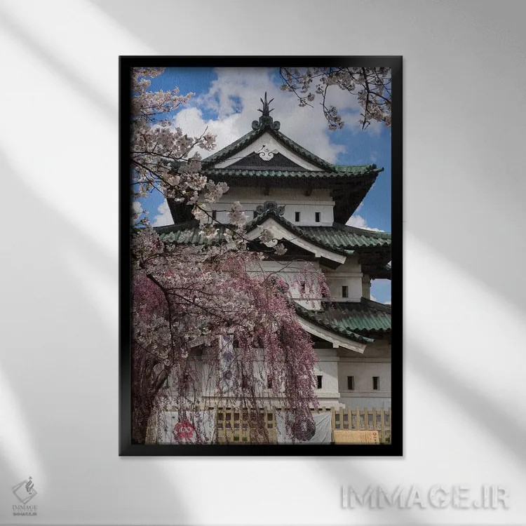 تابلو دکوراتیو Hirosaki Park, Hirosaki, Aomori Prefecture, Japan" - "ق… اثر پانورامیک ایمجز - نمای قابدار مشکی