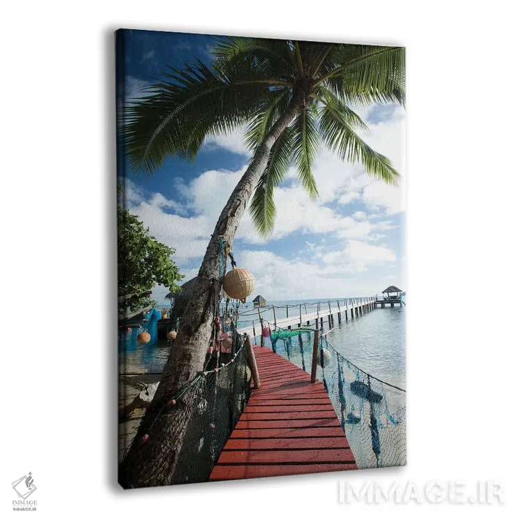 تابلو دکوراتیو Bora Bora, Society Islands, French Polynesia" - "درختان… اثر پانورامیک ایمجز - نمای پرسپکتیو محصول