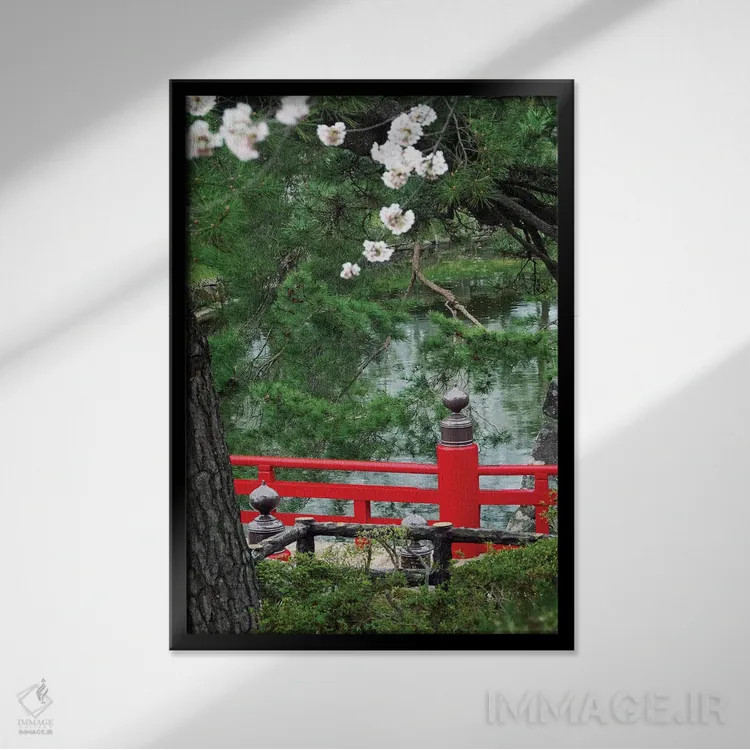 تابلو دکوراتیو Hirosaki Park, Hirosaki, Aomori Prefecture, Japan" - "ن… اثر پانورامیک ایمجز - نمای قابدار مشکی