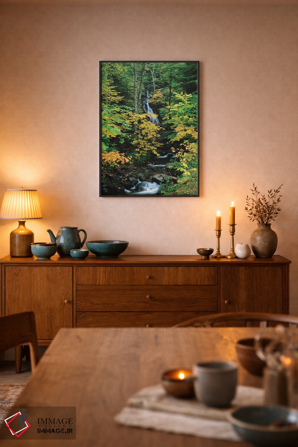 تابلو دکوراتیو Vermont Route 100, Granville Reservation State Park, Ve… اثر پانورامیک ایمجز - D6B