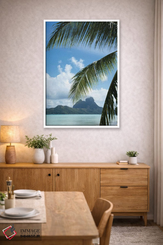 تابلو دکوراتیو Bora Bora, Society Islands, French Polynesia" - "درخت ن… اثر پانورامیک ایمجز - D4W