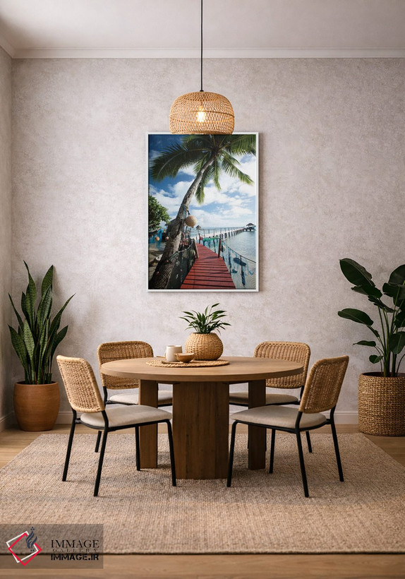 تابلو دکوراتیو Bora Bora, Society Islands, French Polynesia" - "درختان… اثر پانورامیک ایمجز - D3W