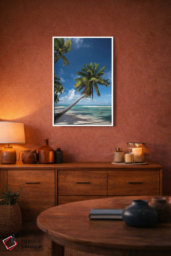 تابلو دکوراتیو Bora Bora, Society Islands, French Polynesia I" - "درخت… اثر پانورامیک ایمجز - D2W