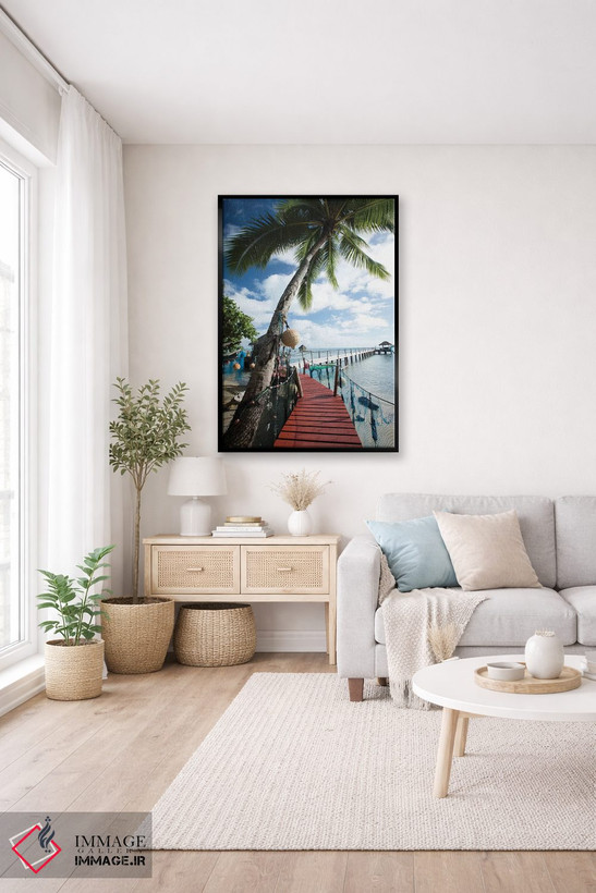 تابلو دکوراتیو Bora Bora, Society Islands, French Polynesia" - "درختان… اثر پانورامیک ایمجز - D5B