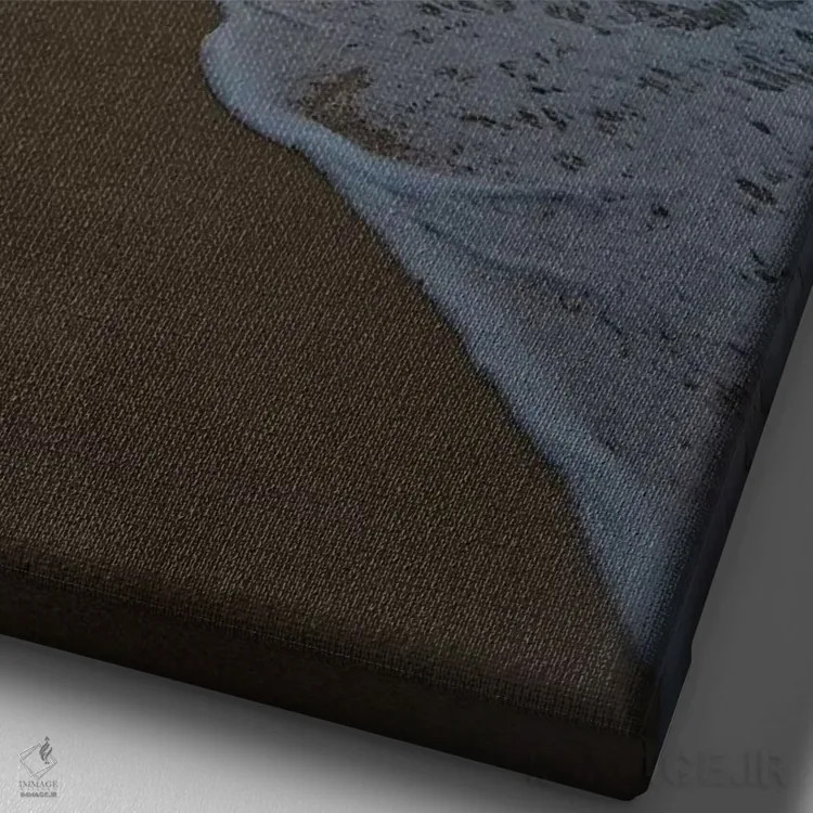 تابلو دکوراتیو "منظره زیبای موج ها در ساحل در برابر آسمان ابری، هاوایی… اثر پانورامیک ایمجز - نمای نزدیک بافت بوم