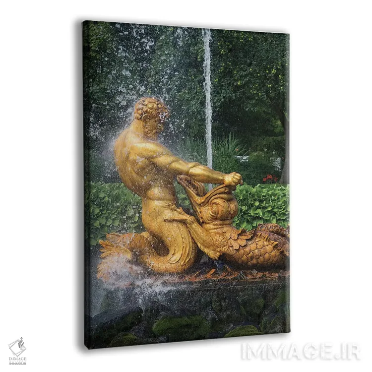 تابلو دکوراتیو Lower Park, Peterhof Grand Palace, St. Petersburg, Russ… اثر پانورامیک ایمجز - نمای پرسپکتیو محصول