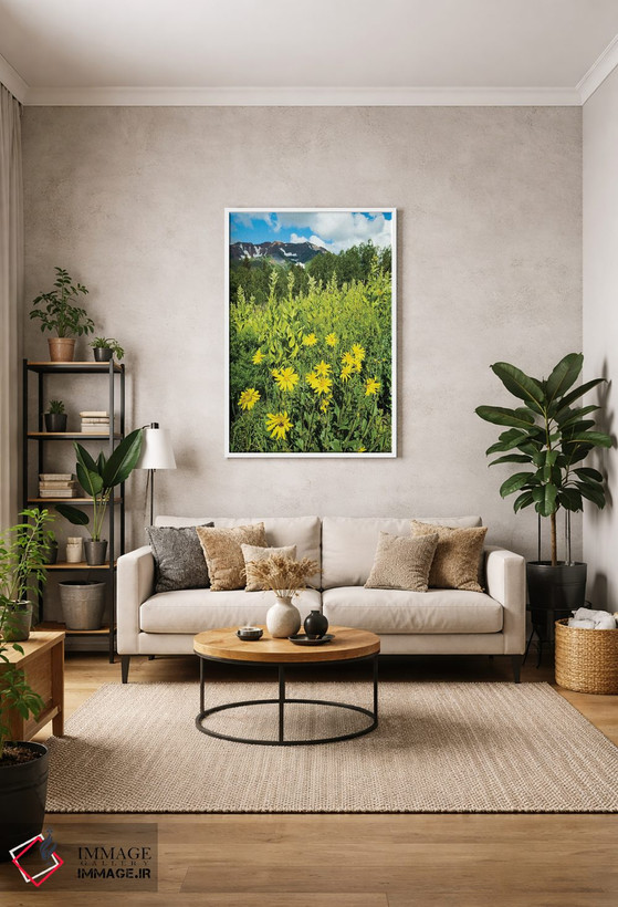 تابلو دکوراتیو Crested Butte, Colorado, USA II,منظره دیدنی از گل های و… اثر پانورامیک ایمجز - D1W