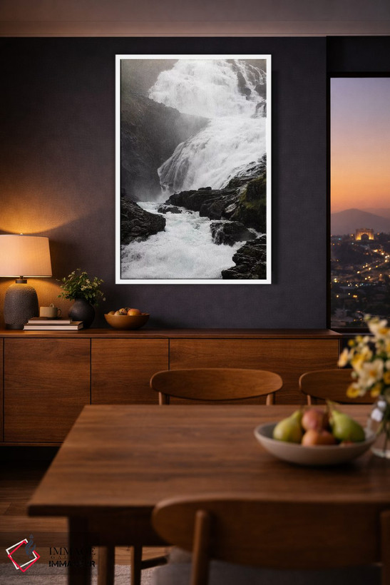 تابلو دکوراتیو Kjosfossen, Sogn Og Fjordane County, Norway,منظره دیدنی… اثر پانورامیک ایمجز - D2W