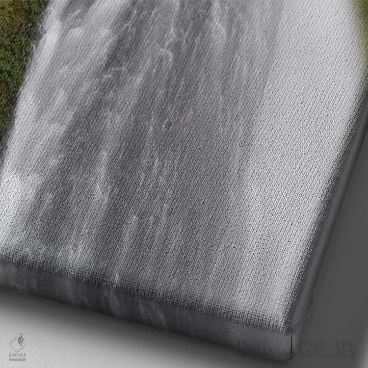 تابلو دکوراتیو Wahkeena Falls, Hood River, Oregon, USA II" - "آبشار در… اثر پانورامیک ایمجز - نمای نزدیک بافت بوم