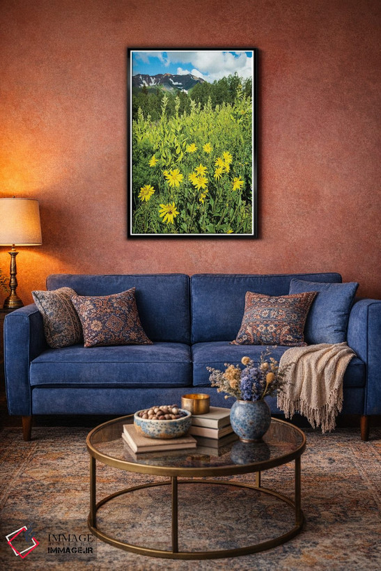 تابلو دکوراتیو Crested Butte, Colorado, USA II,منظره دیدنی از گل های و… اثر پانورامیک ایمجز - D5B