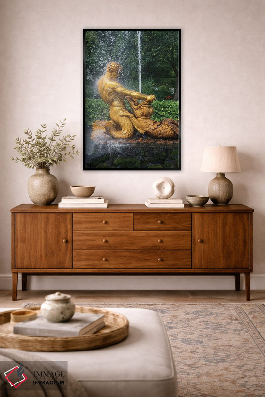 تابلو دکوراتیو Lower Park, Peterhof Grand Palace, St. Petersburg, Russ… اثر پانورامیک ایمجز - D5B