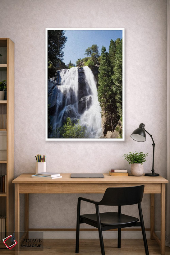 تابلو دکوراتیو Sequoia National Park, California, USA" - "آبشار در جنگ… اثر پانورامیک ایمجز - D1W