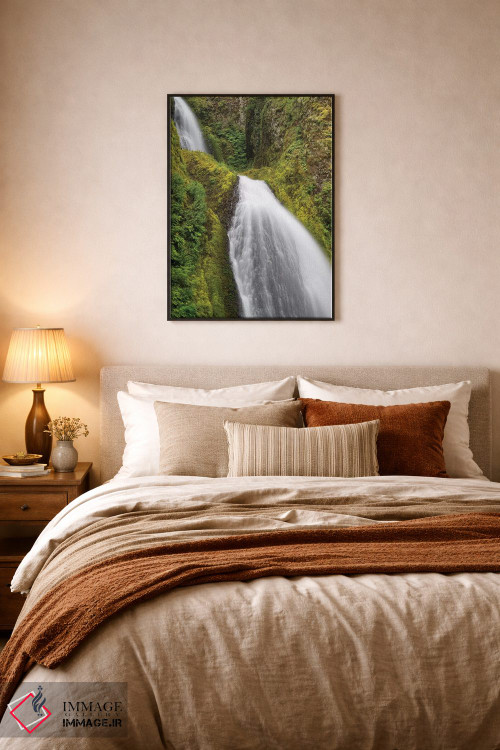 تابلو دکوراتیو Wahkeena Falls, Hood River, Oregon, USA II" - "آبشار در… اثر پانورامیک ایمجز - D6B