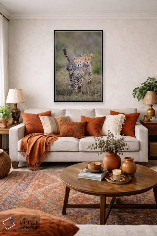 تابلو دکوراتیو Ngorongoro Conservation Area, Tanzania" - "گربه سانان چ… اثر پانورامیک ایمجز - D3B