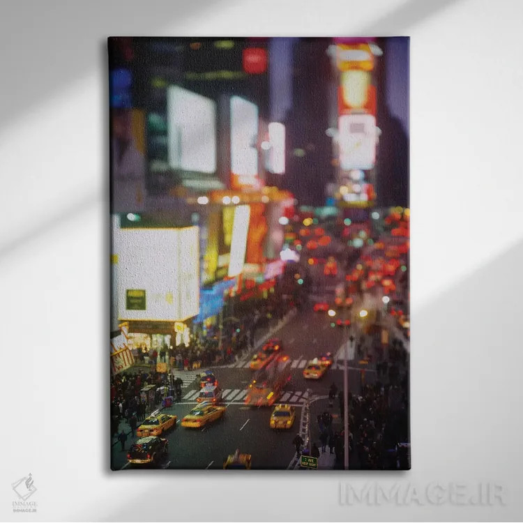 تابلو دکوراتیو Times Square, Manhattan, New York City, New York State… اثر پانورامیک ایمجز - نمای روبهرو روی دیوار