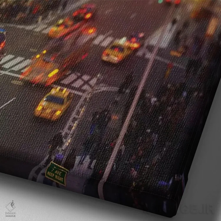 تابلو دکوراتیو Times Square, Manhattan, New York City, New York State… اثر پانورامیک ایمجز - نمای نزدیک بافت بوم
