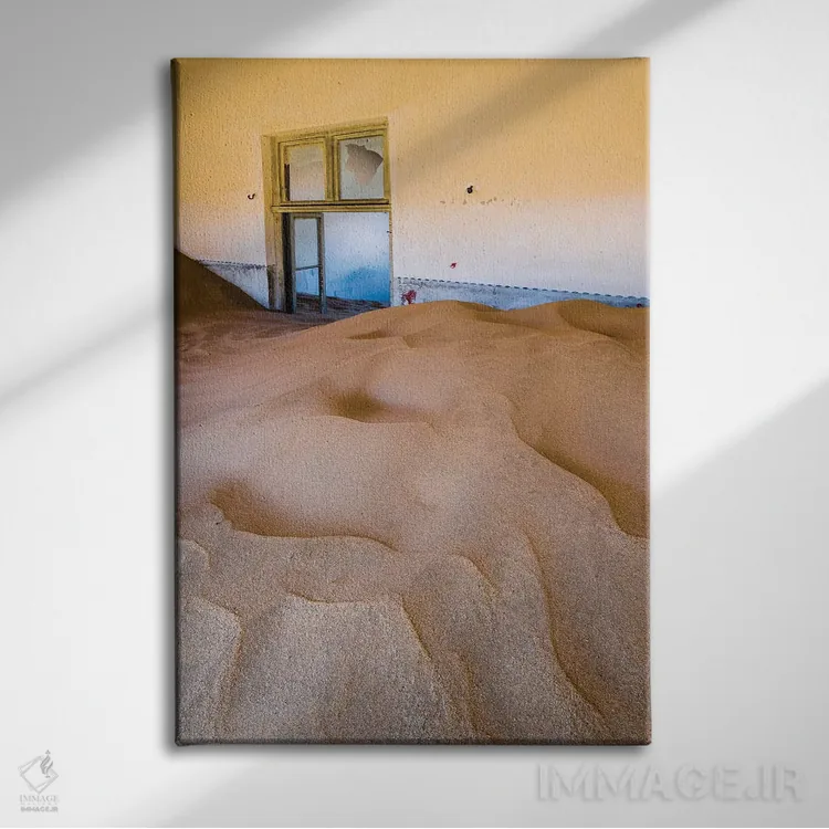 تابلو دکوراتیو Kolmanskop, Namib desert, Luderitz, Namibia, Africa"… اثر پانورامیک ایمجز - نمای روبهرو روی دیوار