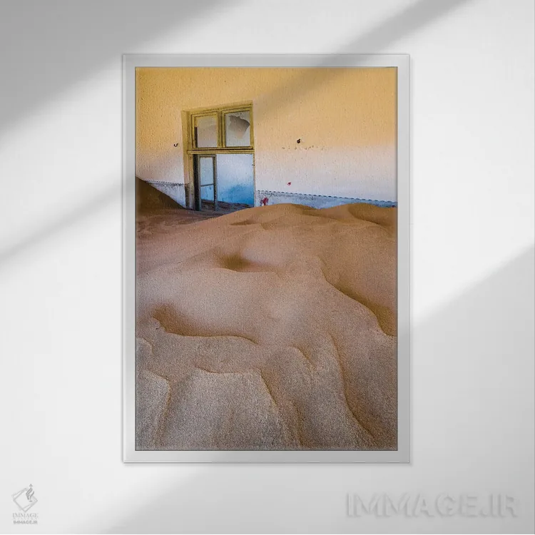 تابلو دکوراتیو Kolmanskop, Namib desert, Luderitz, Namibia, Africa"… اثر پانورامیک ایمجز - نمای قابدار سفید