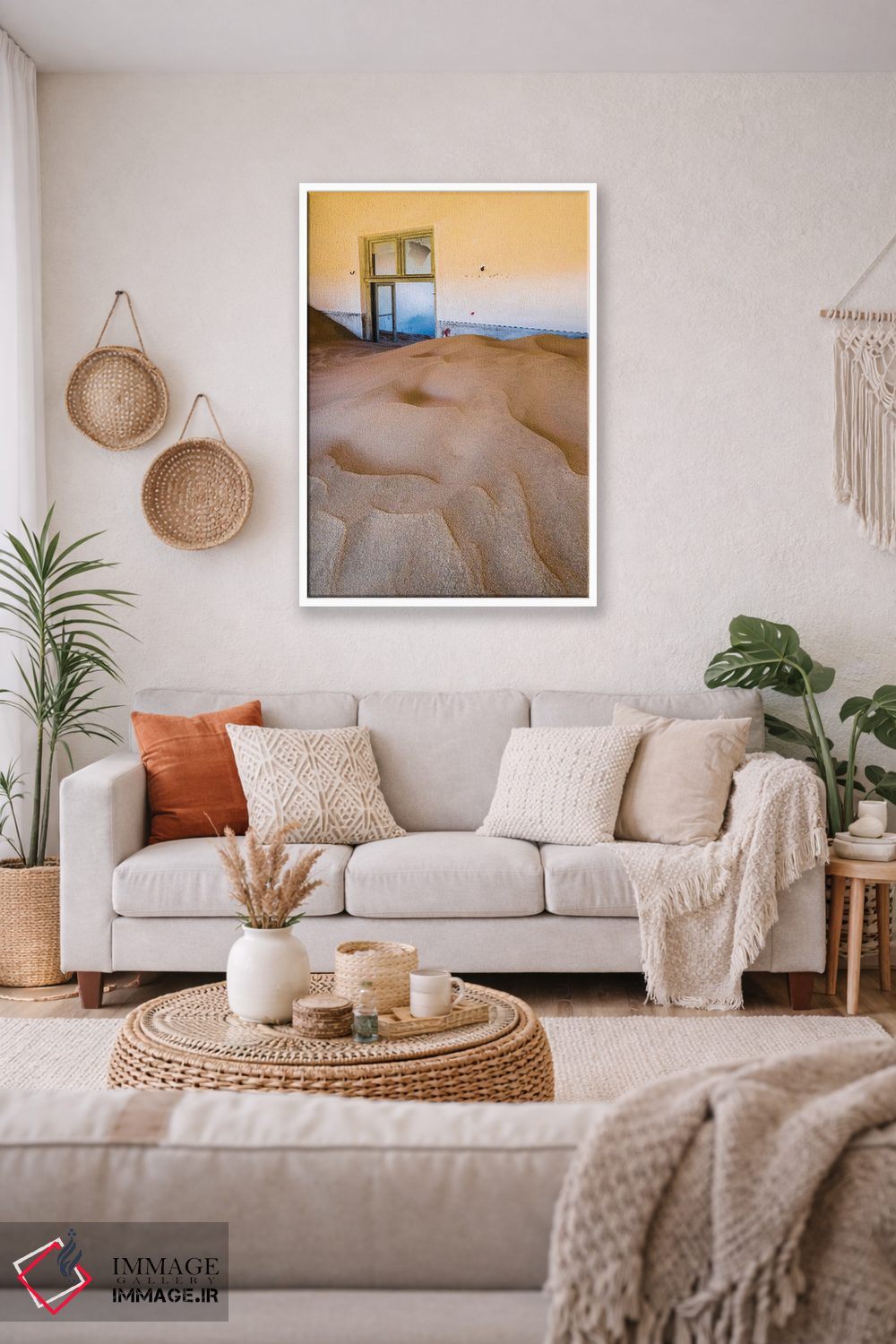 تابلو دکوراتیو Kolmanskop, Namib desert, Luderitz, Namibia, Africa"… اثر پانورامیک ایمجز - D2W