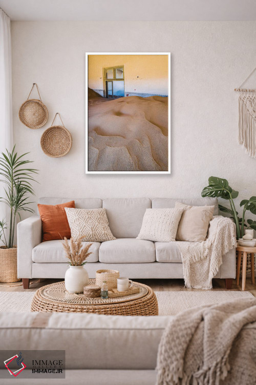 تابلو دکوراتیو Kolmanskop, Namib desert, Luderitz, Namibia, Africa"… اثر پانورامیک ایمجز - D2W
