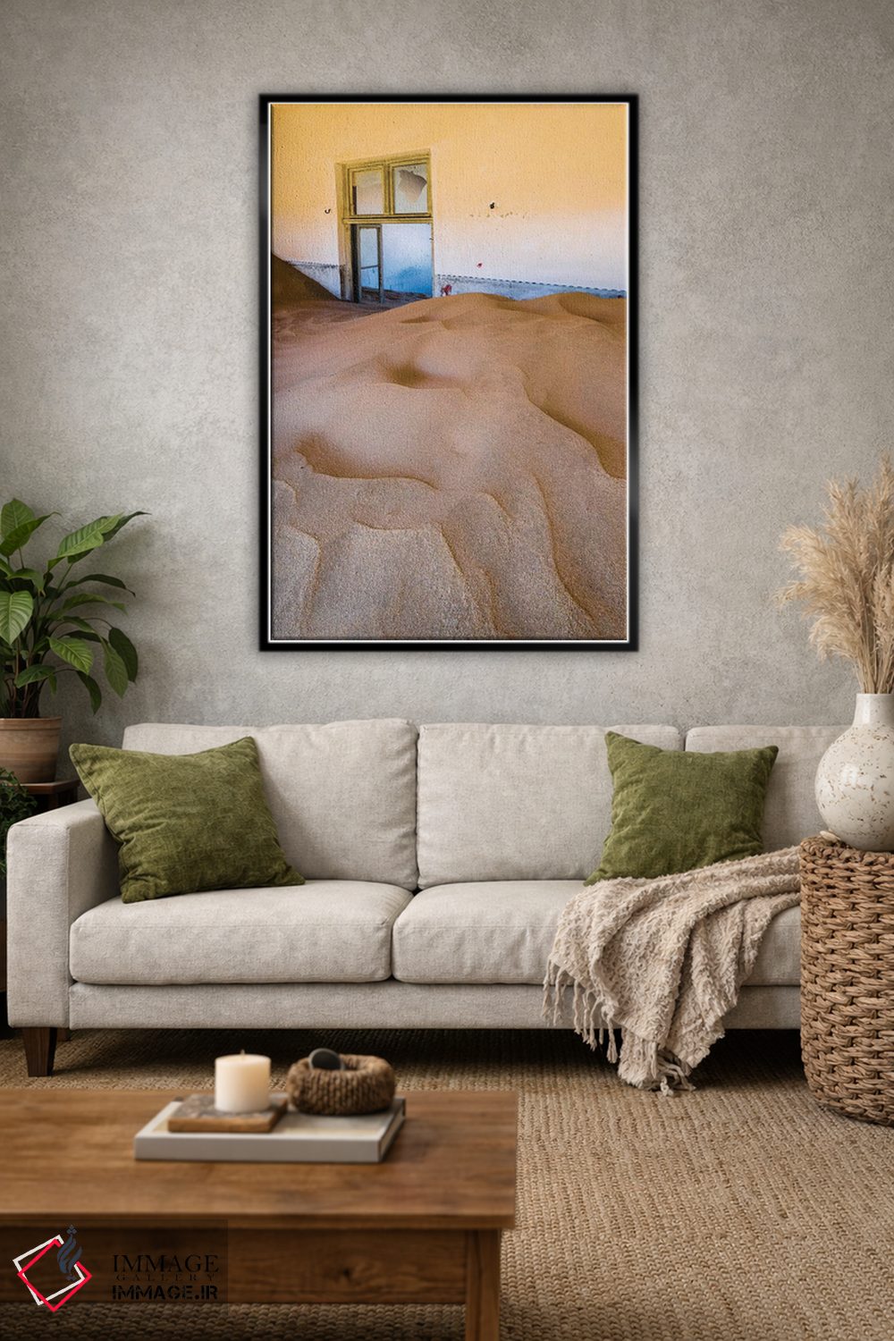 تابلو دکوراتیو Kolmanskop, Namib desert, Luderitz, Namibia, Africa"… اثر پانورامیک ایمجز - D1B