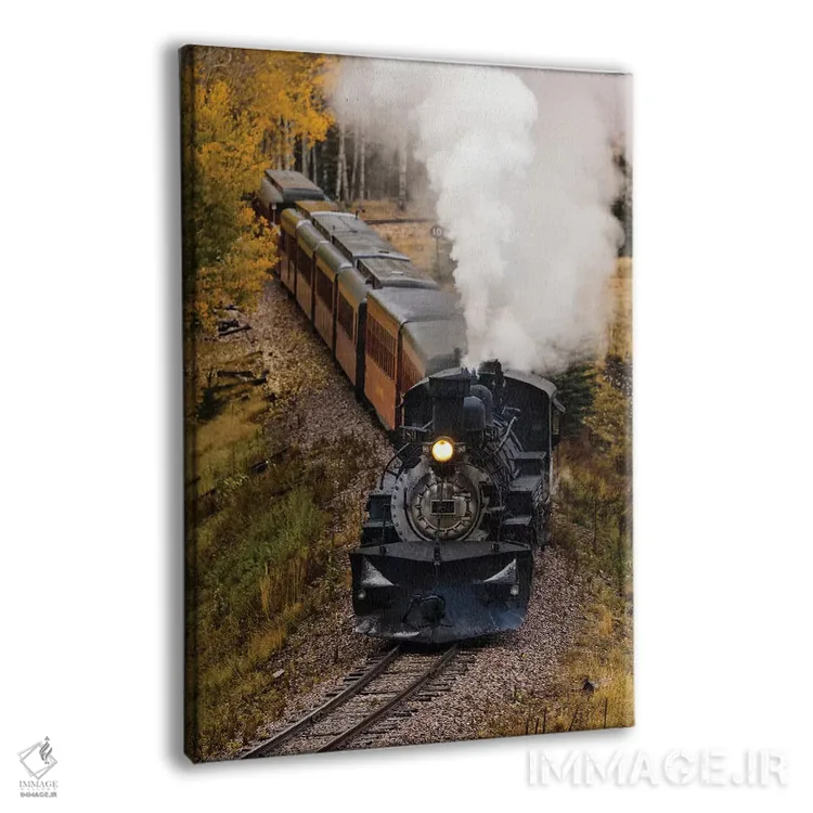 تابلو دکوراتیو Cumbres & Toltec Scenic Railroad" - "قطار بخار و واگن ه… اثر پانورامیک ایمجز - نمای پرسپکتیو محصول