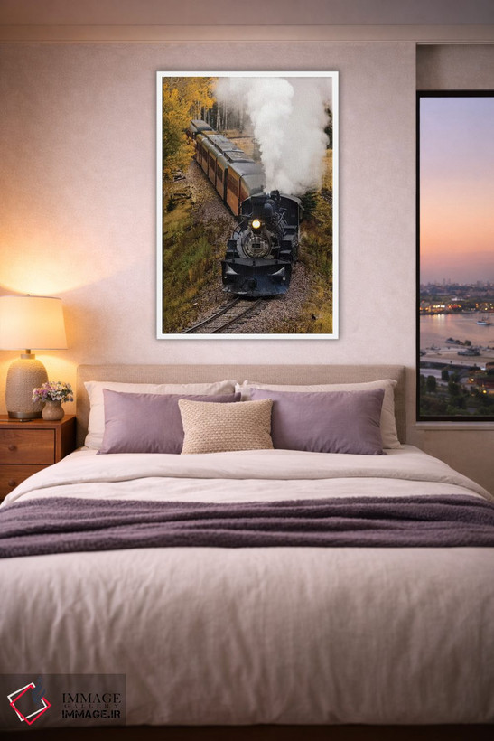 تابلو دکوراتیو Cumbres & Toltec Scenic Railroad" - "قطار بخار و واگن ه… اثر پانورامیک ایمجز - D3W