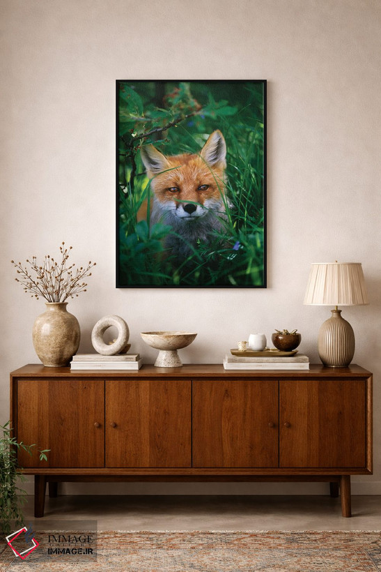 تابلو دکوراتیو Portrait, Denali National Park, Alaska, USA" - "روباه ق… اثر پانورامیک ایمجز - D2B