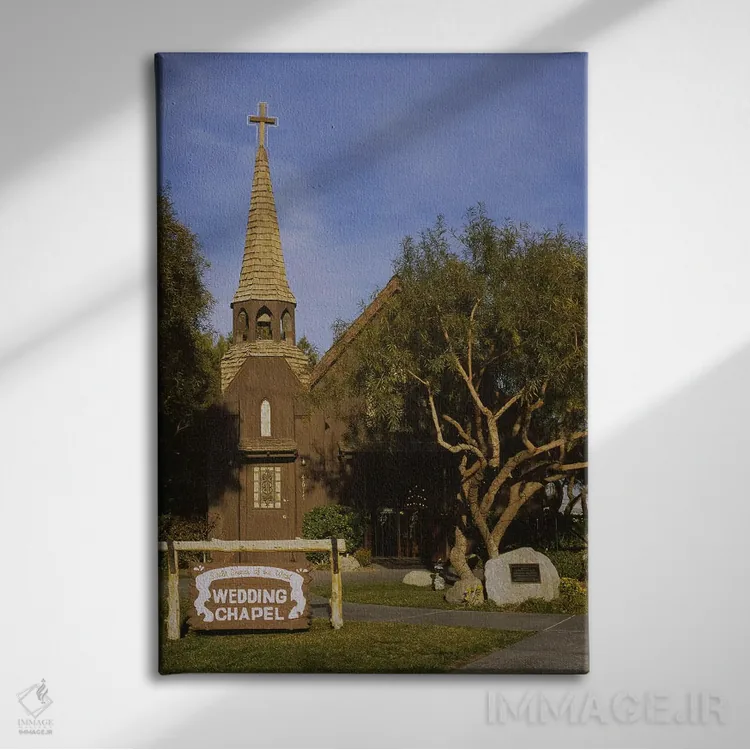 تابلو دکوراتیو The Little Church of the West, Las Vegas, Nevada, USA,ن… اثر پانورامیک ایمجز - نمای روبهرو روی دیوار