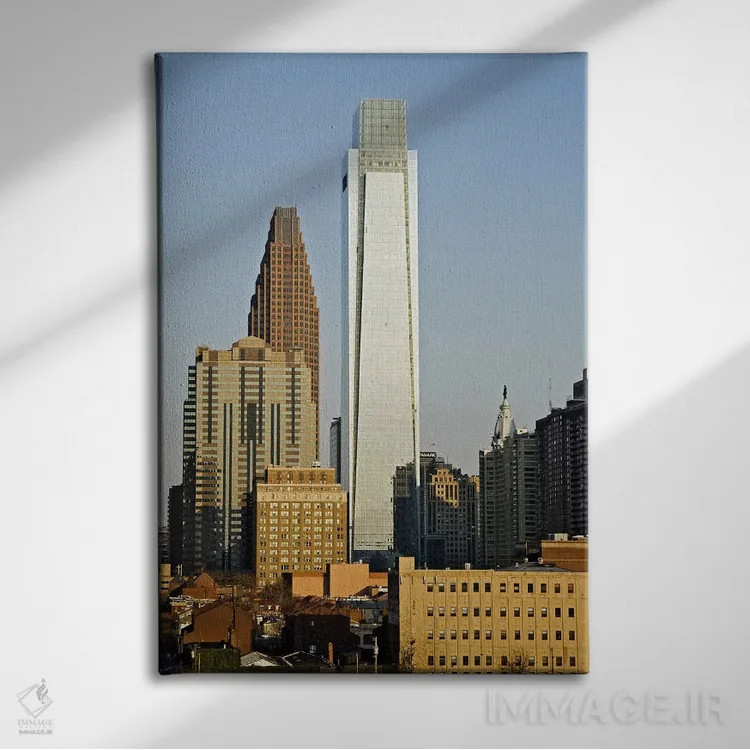 تابلو دکوراتیو City Hall, William Penn Statue, Center City, Philadelph… اثر پانورامیک ایمجز - نمای روبهرو روی دیوار