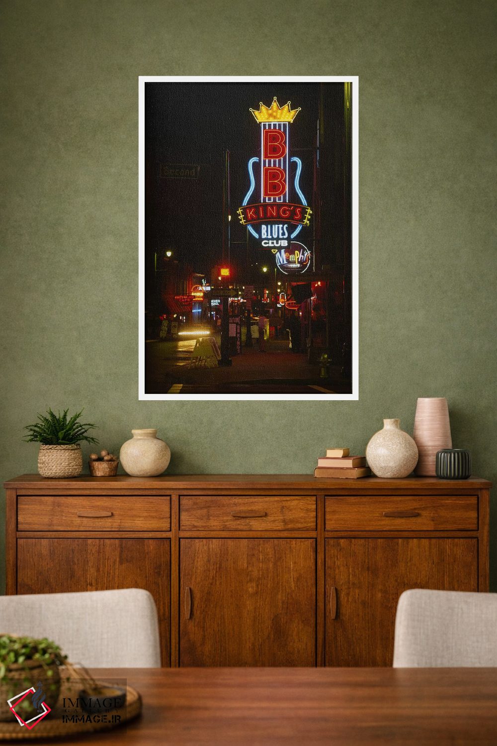تابلو دکوراتیو B. B. King's Blues Club, Memphis, Shelby County, Tennes… اثر پانورامیک ایمجز - D1W