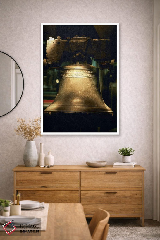 تابلو دکوراتیو Liberty Bell, Philadelphia, Pennsylvania, USA,نمای نزدی… اثر پانورامیک ایمجز - D3W