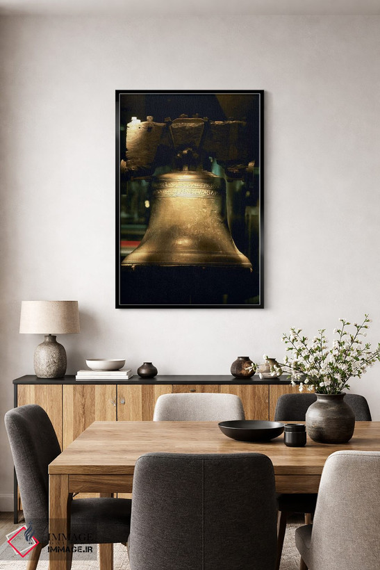 تابلو دکوراتیو Liberty Bell, Philadelphia, Pennsylvania, USA,نمای نزدی… اثر پانورامیک ایمجز - D5B