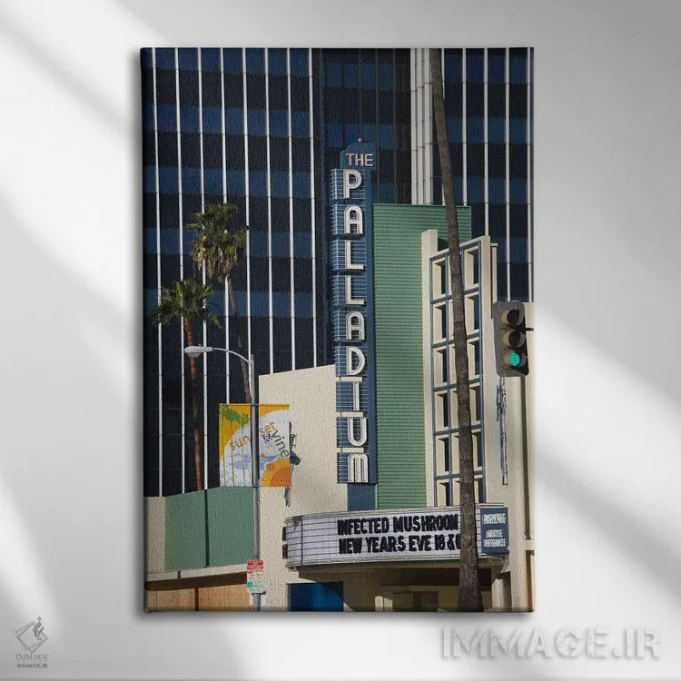 تابلو دکوراتیو Hollywood Palladium, Hollywood, Los Angeles, California… اثر پانورامیک ایمجز - نمای روبهرو روی دیوار