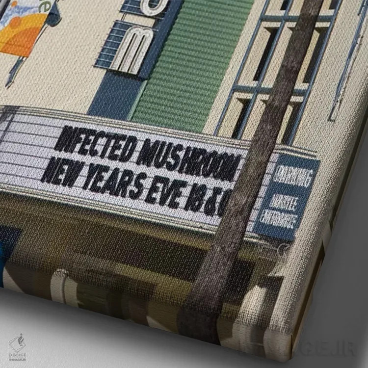 تابلو دکوراتیو Hollywood Palladium, Hollywood, Los Angeles, California… اثر پانورامیک ایمجز - نمای نزدیک بافت بوم