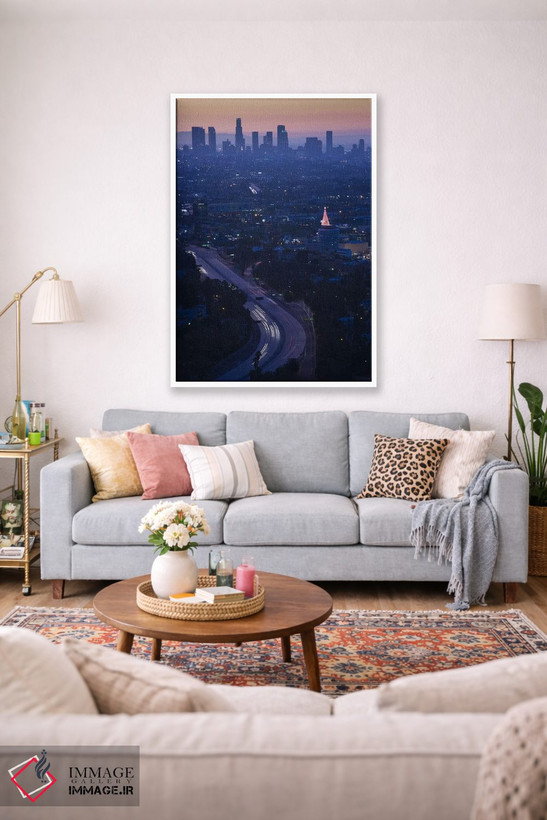 تابلو دکوراتیو Hollywood Freeway, Hollywood, Los Angeles, California… اثر پانورامیک ایمجز - D1W