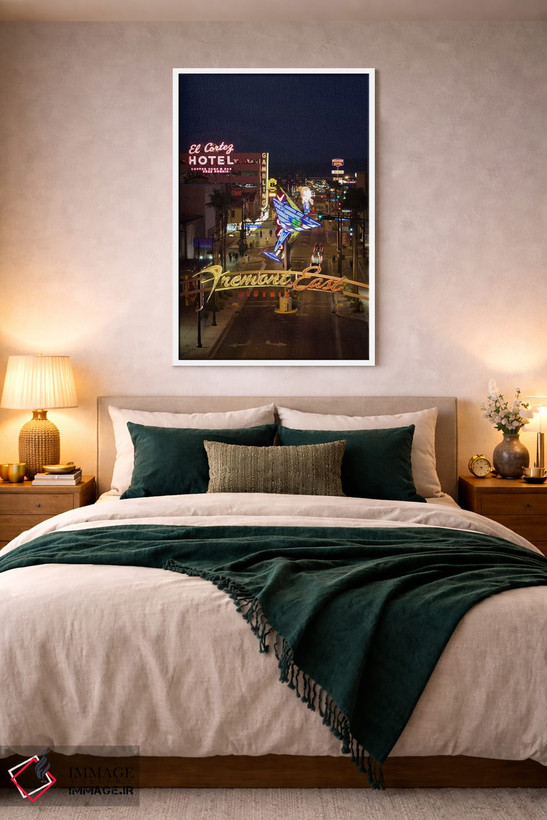 تابلو دکوراتیو El Cortez, Fremont Street, The Strip, Las Vegas, Nevada… اثر پانورامیک ایمجز - D2W