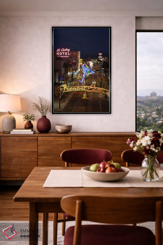 تابلو دکوراتیو El Cortez, Fremont Street, The Strip, Las Vegas, Nevada… اثر پانورامیک ایمجز - D5B