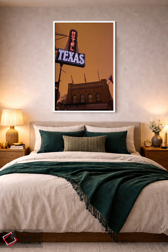 تابلو دکوراتیو Fort Worth Stockyards, Fort Worth, Texas, USA,نمای زاوی… اثر پانورامیک ایمجز - D2W