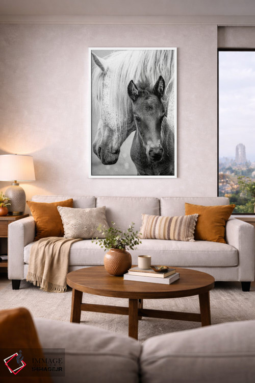 تابلو مدرن کره اسب اثر جکی پارکر - D4W