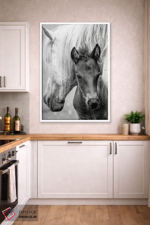 تابلو مدرن کره اسب اثر جکی پارکر - D3W