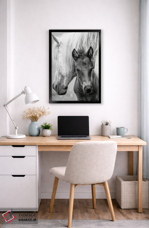 تابلو مدرن کره اسب اثر جکی پارکر - D6B