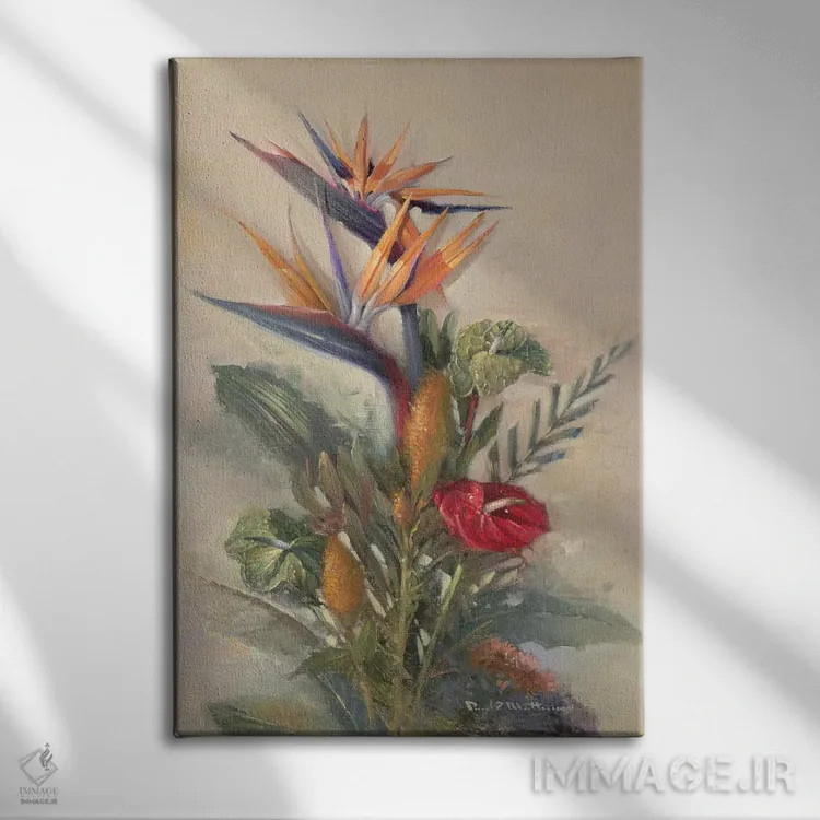 تابلو دکوراتیو بهشت گرمسیری اثر پل ماتنیا - نمای روبهرو روی دیوار
